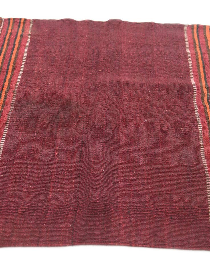 Detail image of  3' 4 x 3' 6  Hand Woven Kilim Afghan Wool Square Rug