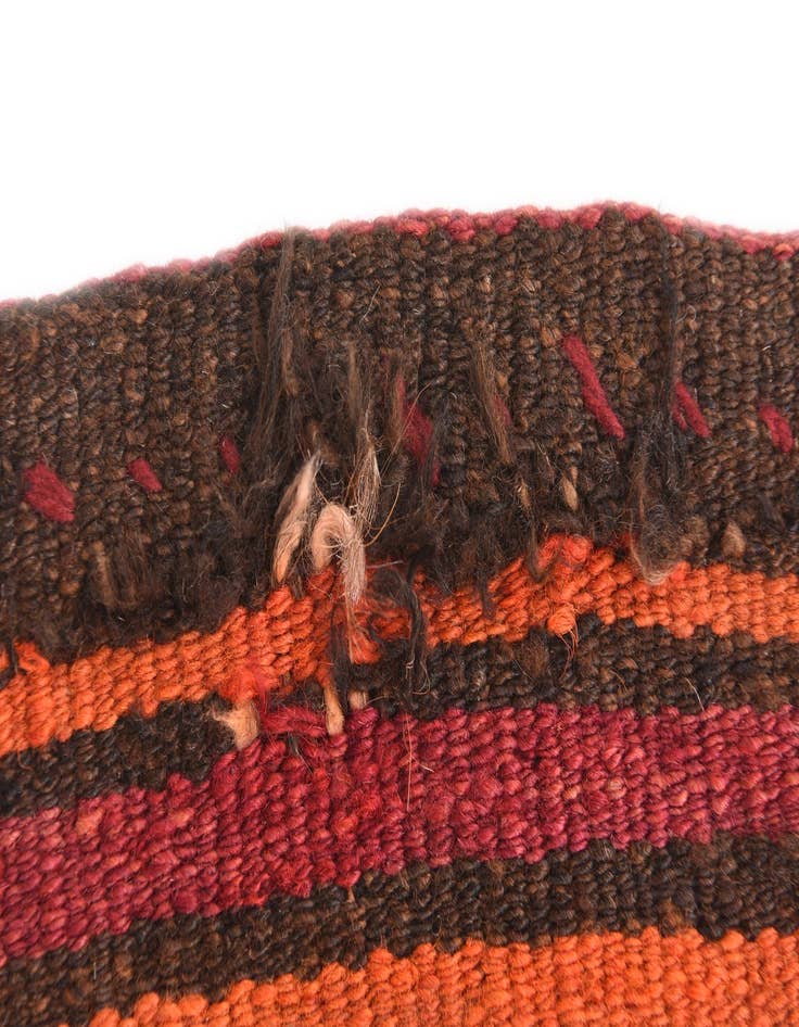 Detail image of  3' 4 x 3' 6  Hand Woven Kilim Afghan Wool Square Rug