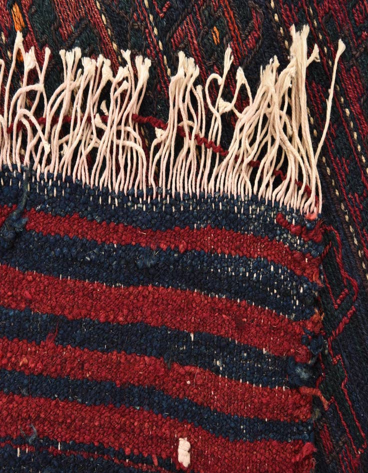 Detail image of  3' x 3' 3  Hand Woven Kilim Fars Wool Square Rug