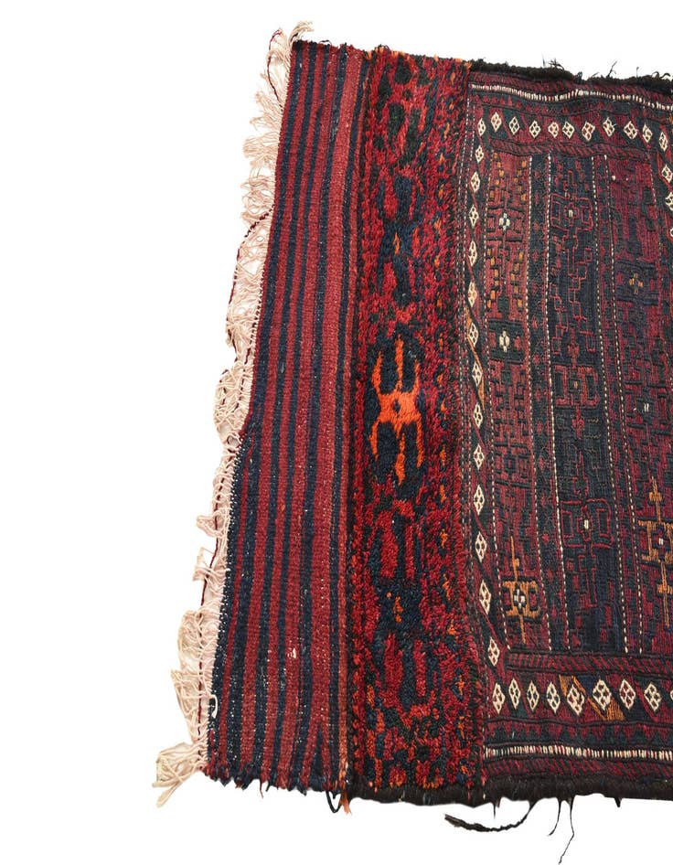 Detail image of  3' x 3' 3  Hand Woven Kilim Fars Wool Square Rug