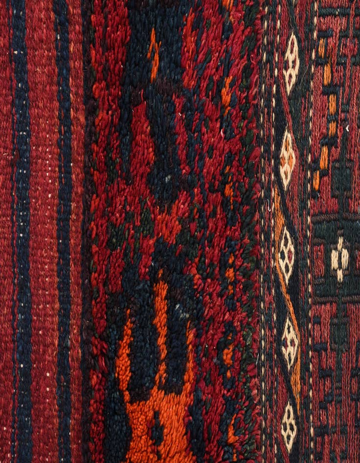 Detail image of  3' x 3' 3  Hand Woven Kilim Fars Wool Square Rug