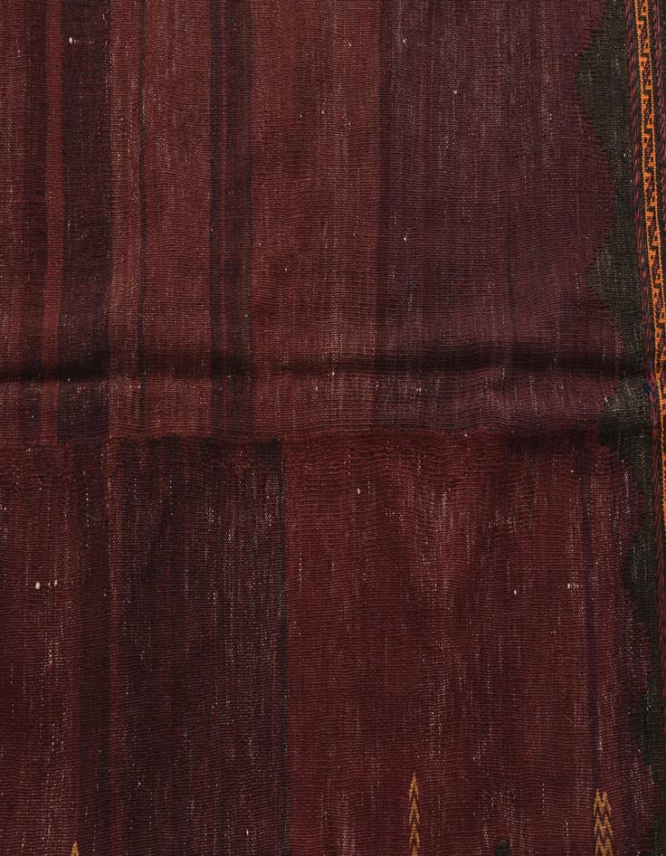 Detail image of  4' 2 x 4' 6  Hand Knotted Kilim Fars Persian Wool Square Rug