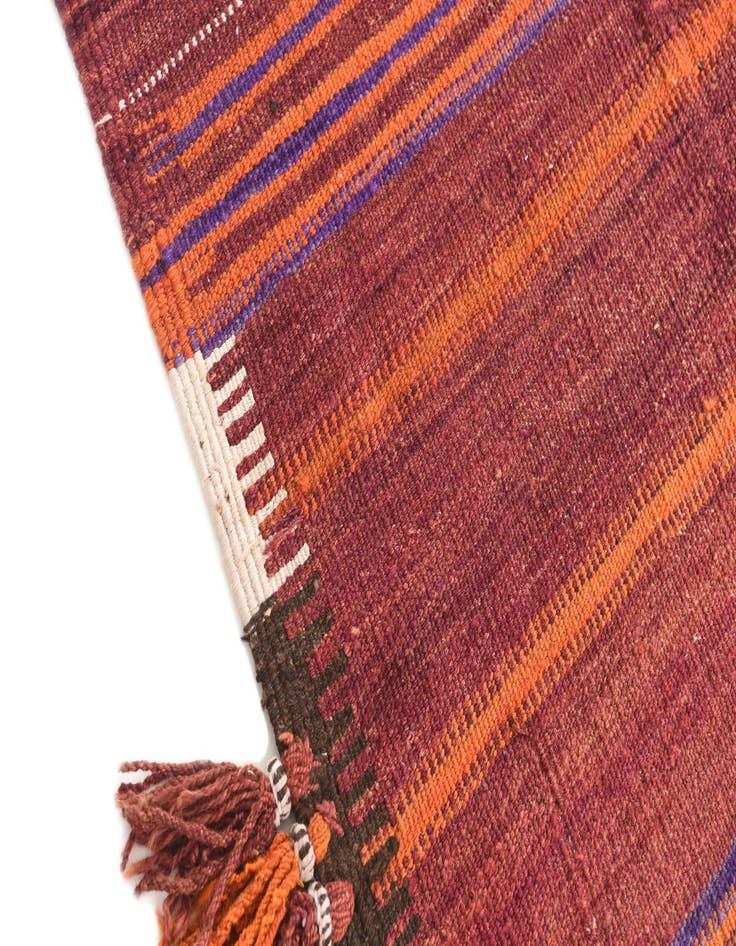 Detail image of  3' 5 x 3' 9  Hand Woven Kilim Fars Wool Square Rug
