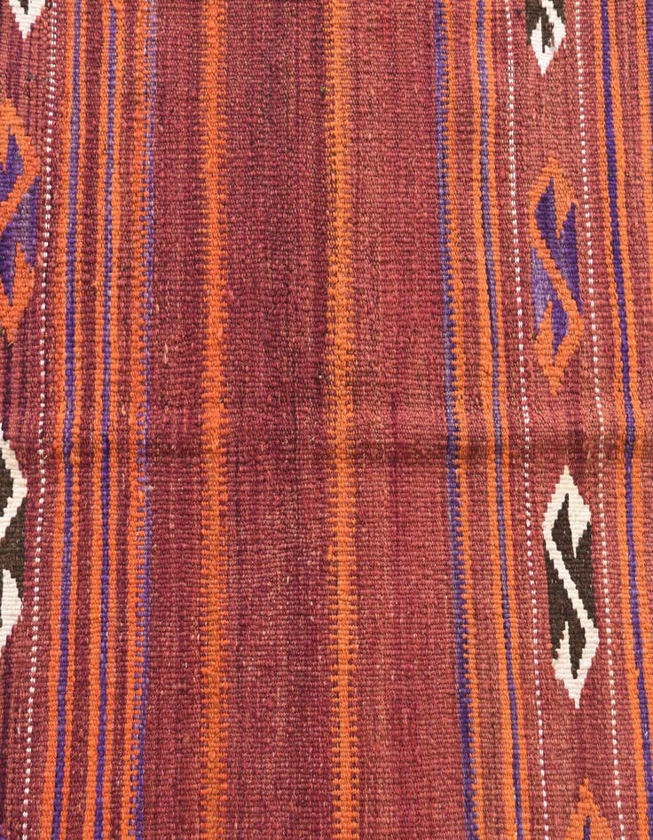 Detail image of  3' 5 x 3' 9  Hand Woven Kilim Fars Wool Square Rug