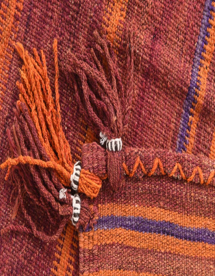 Detail image of  3' 5 x 3' 9  Hand Woven Kilim Fars Wool Square Rug