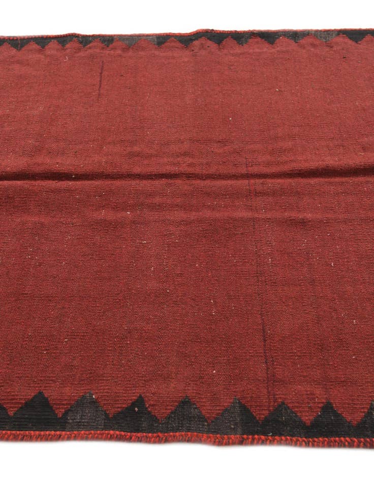 Detail image of  4' 3 x 4' 5  Hand Woven Kilim Fars Wool Square Rug