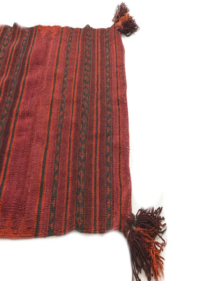 Detail image of  3' 5 x 3' 9  Hand Woven Kilim Fars Wool Square Rug