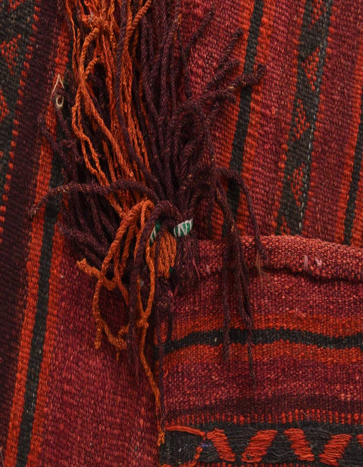 Detail image of  3' 5 x 3' 9  Hand Woven Kilim Fars Wool Square Rug