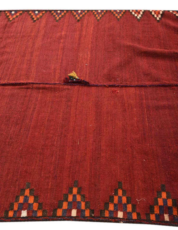 Detail image of  5' x 5' 2  Hand Woven Kilim Fars Wool Square Rug