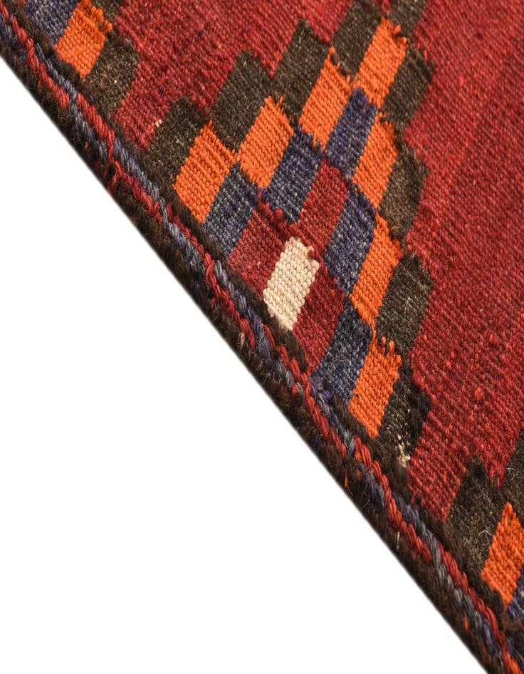 Detail image of  5' x 5' 2  Hand Woven Kilim Fars Wool Square Rug