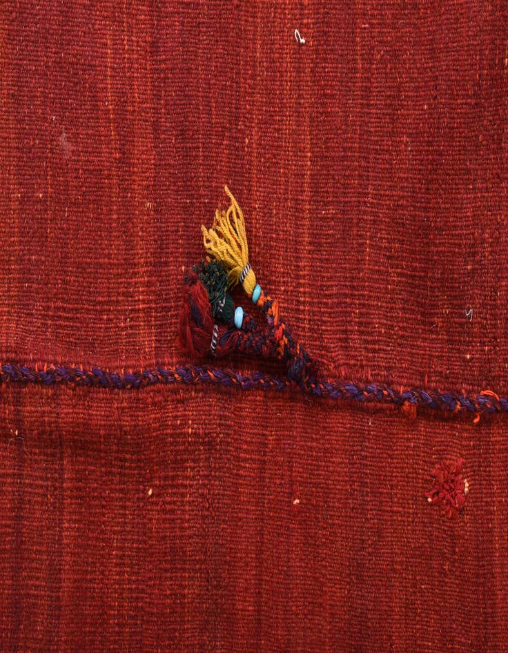 Detail image of  5' x 5' 2  Hand Woven Kilim Fars Wool Square Rug