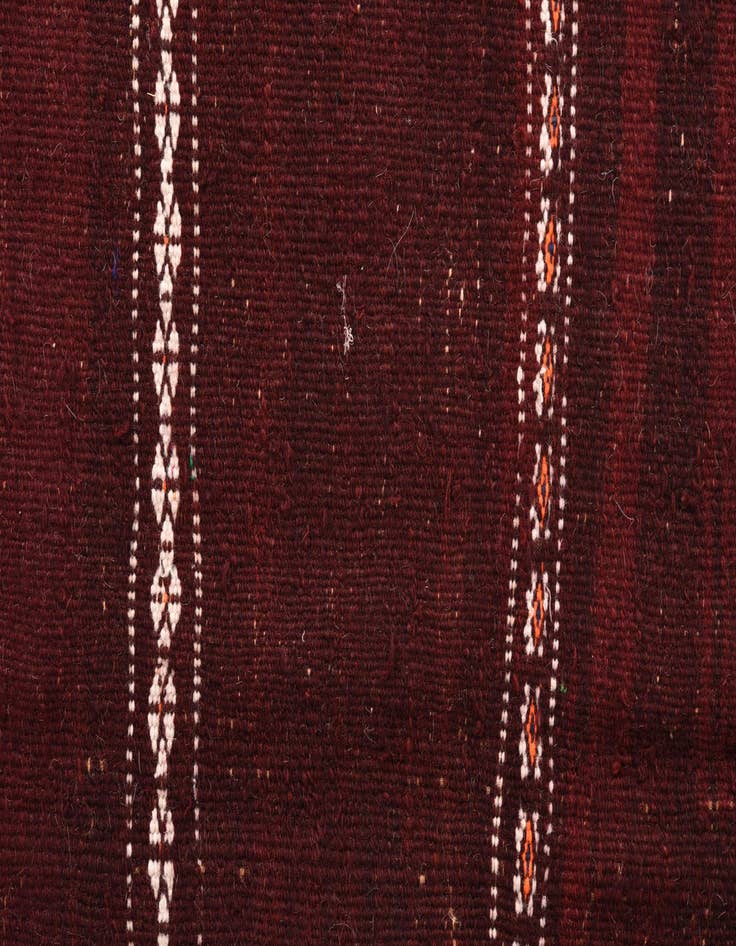 Detail image of  4' 2 x 4' 5  Hand Woven Kilim Fars Wool Square Rug