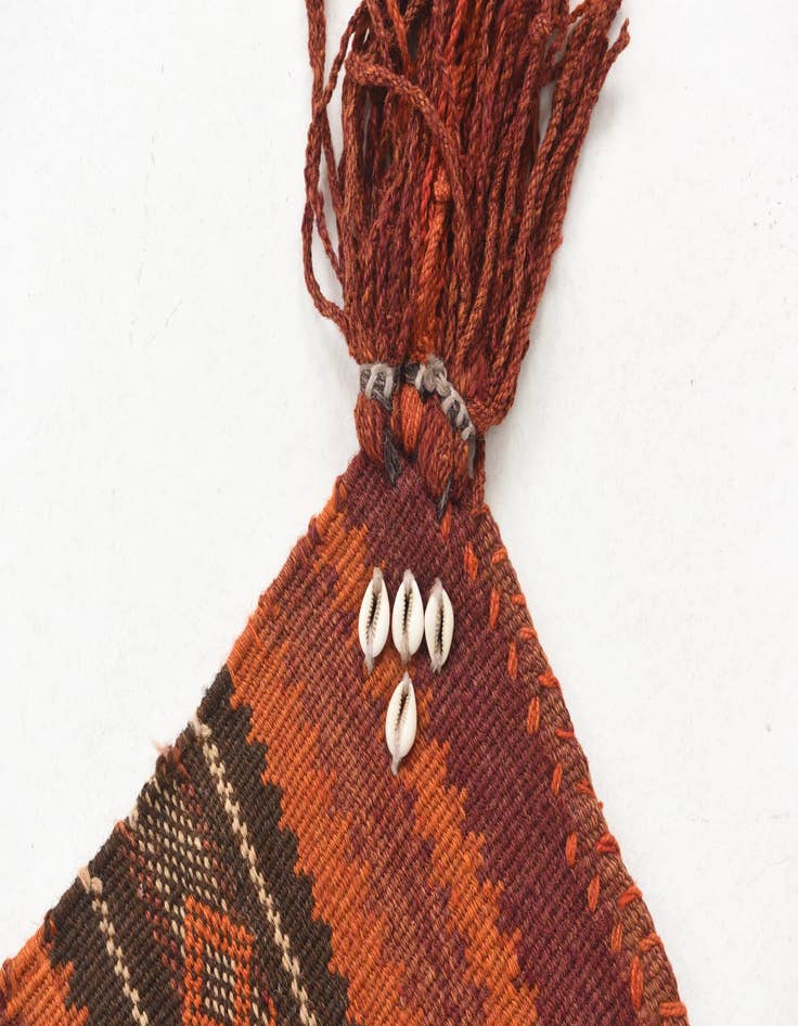 Detail image of  3' 2 x 3' 10  Hand Woven Kilim Maymana Wool Square Rug