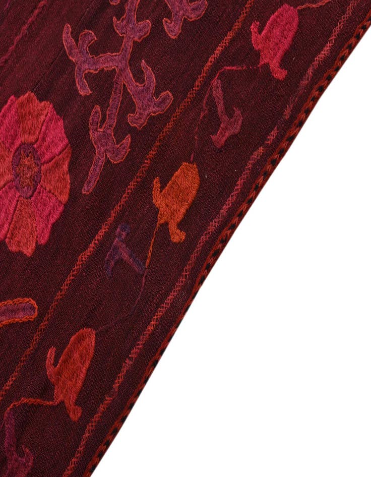 Detail image of  6' 4 x 6' 7  Hand Woven Kilim Modern Wool Square Rug