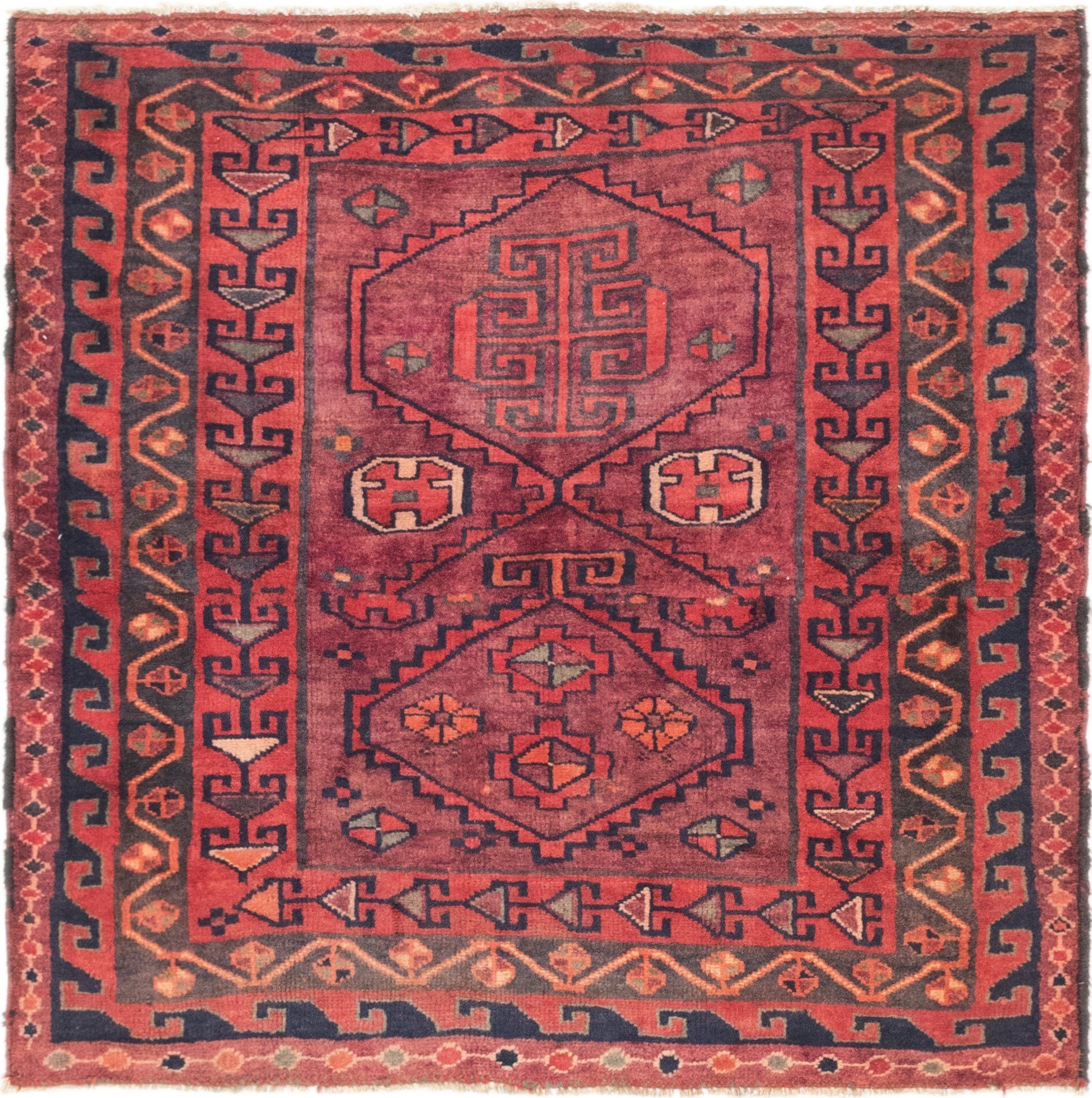 Primary image  4' 7 x 4' 7 Shiraz Wool Square Rug