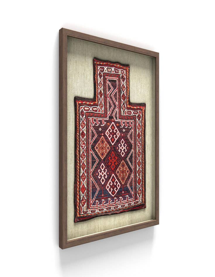 Detail image of  1' 5 x 1' 10 Textile Wall Art Square Rug
