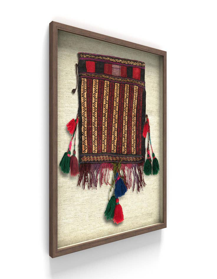 Detail image of  1' 8 x 2' 4 Textile Wall Art Square Rug