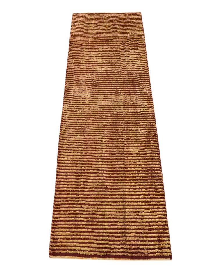 Detail image of  2' 4 x 4' 8  Hand Knotted Nepal Runner Rug