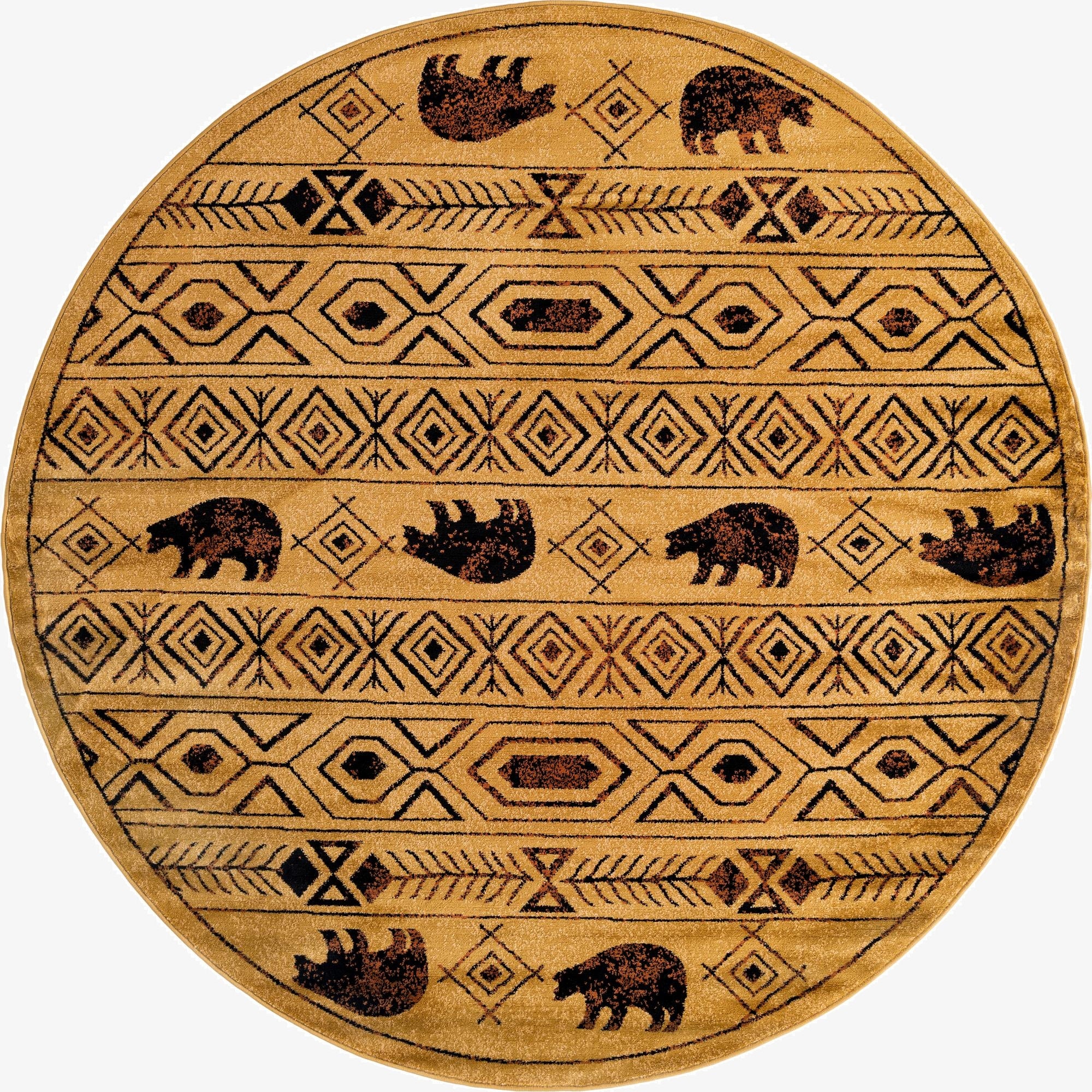  7' 10 x 7' 10 Pioneer Round Rug