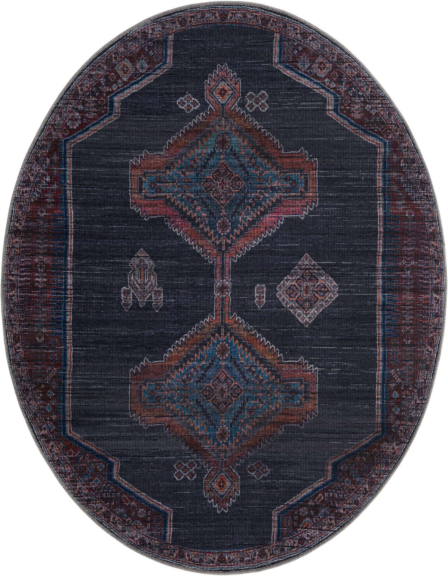 Primary image  5' 3 x 5' 3  Washable Sisu Round Rug