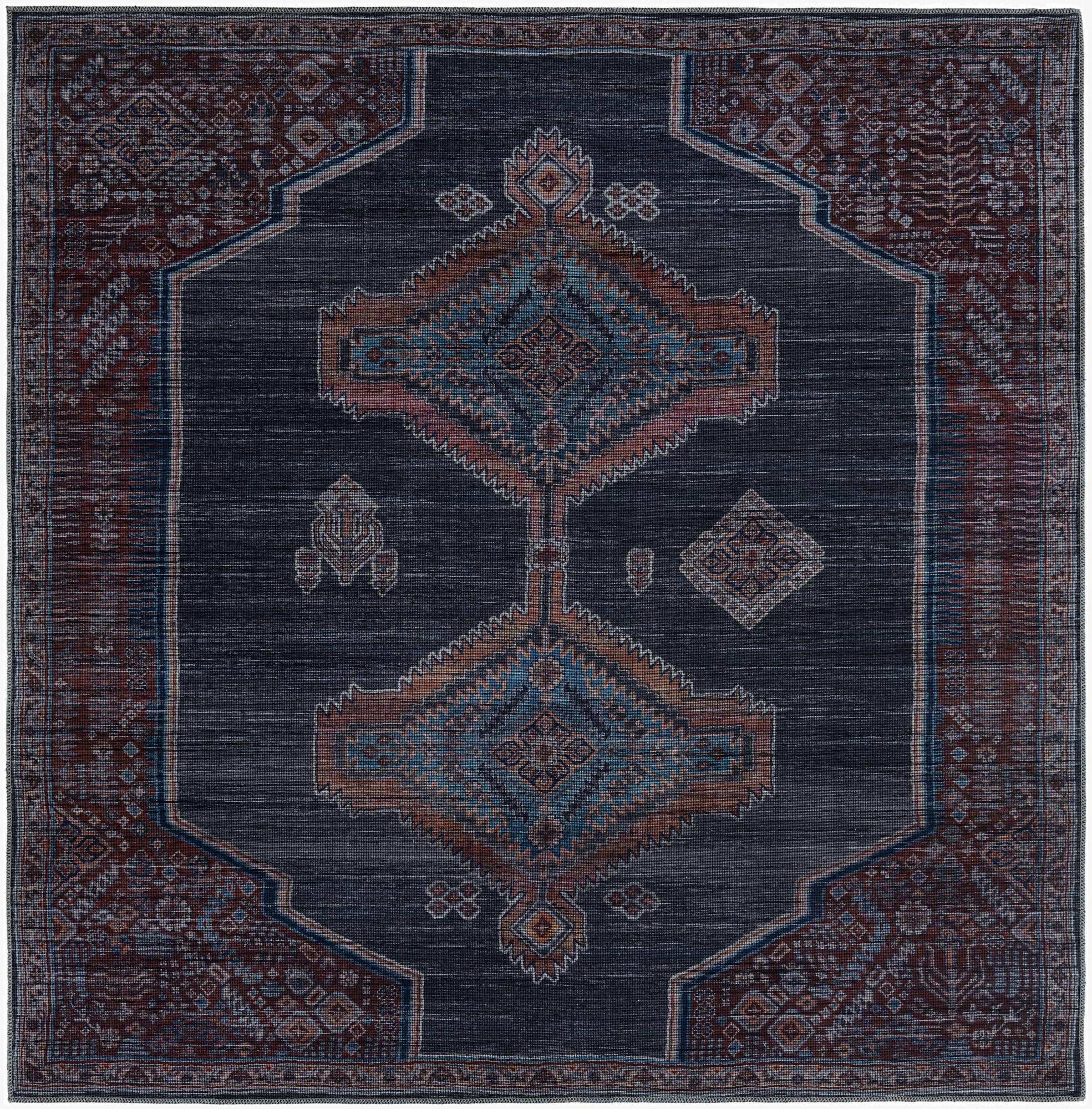  7' 10 x 7' 10  Washable Sisu Square Rug