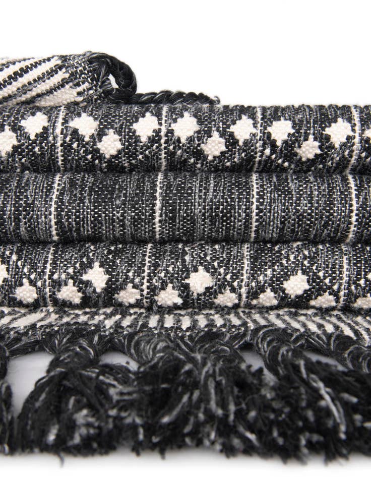 Detail image of  4' 1 x 6' 1  Washable Eco Bohemian Indoor / Outdoor Rug