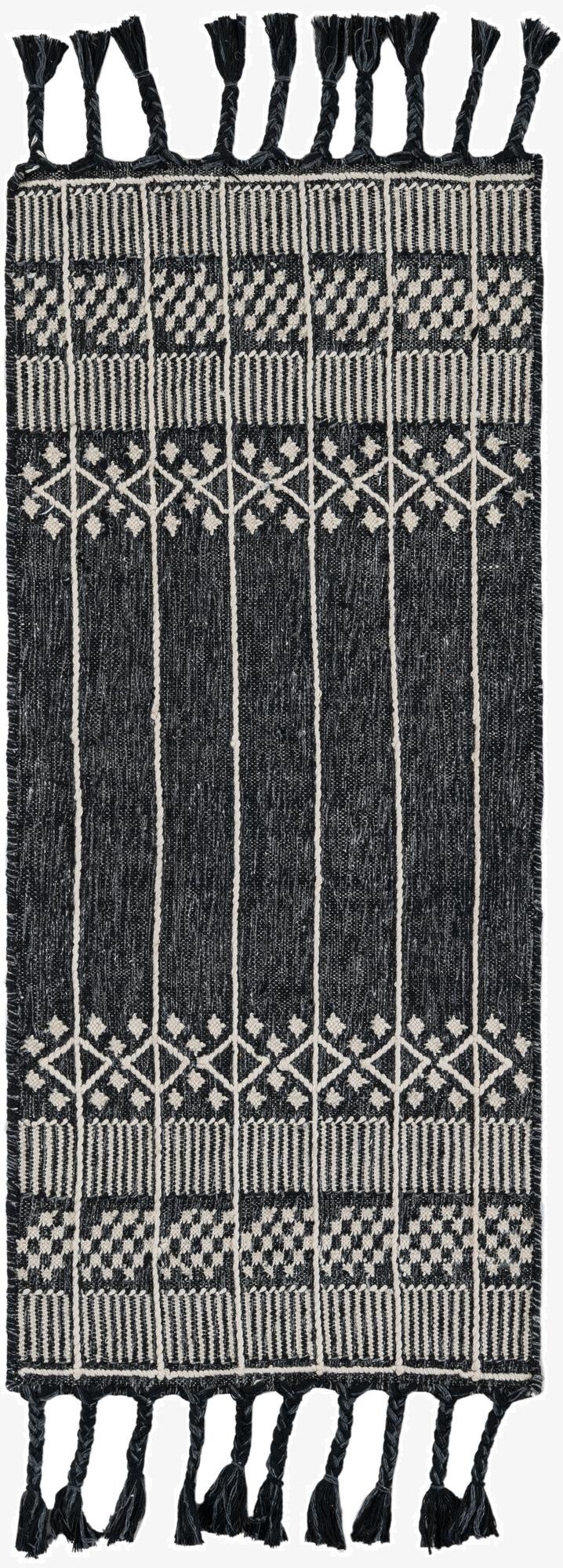  2' 2 x 5' 1  Washable Eco Bohemian Indoor / Outdoor Runner Rug