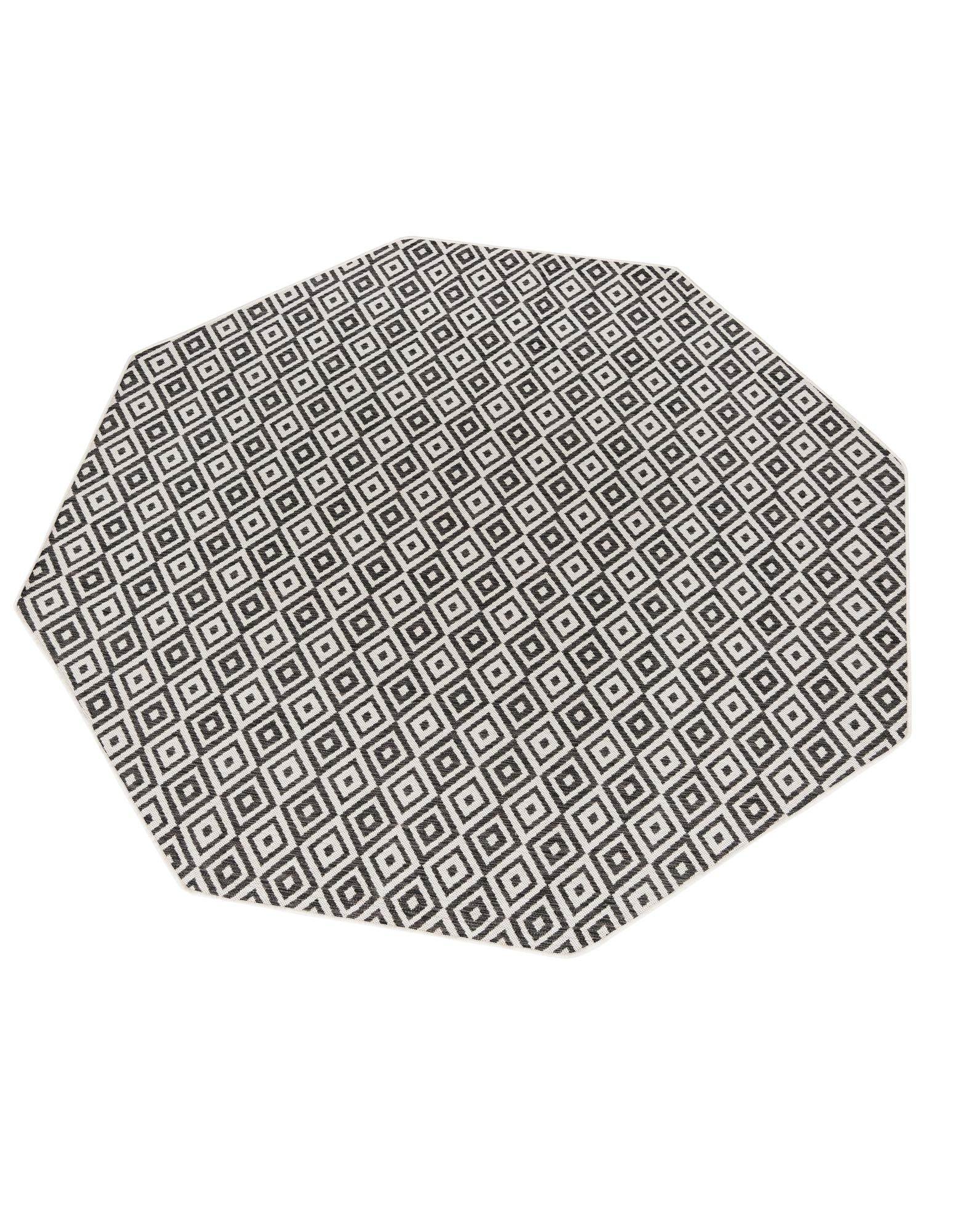 Charcoal Gray 7' 10 x 7' 10 Jill Zarin Costa Rica Indoor / Outdoor ...