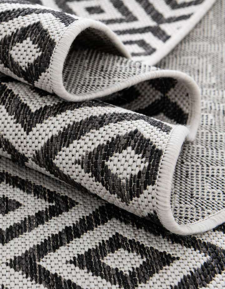 Charcoal Gray 7' 10 x 7' 10 Jill Zarin Costa Rica Indoor / Outdoor ...