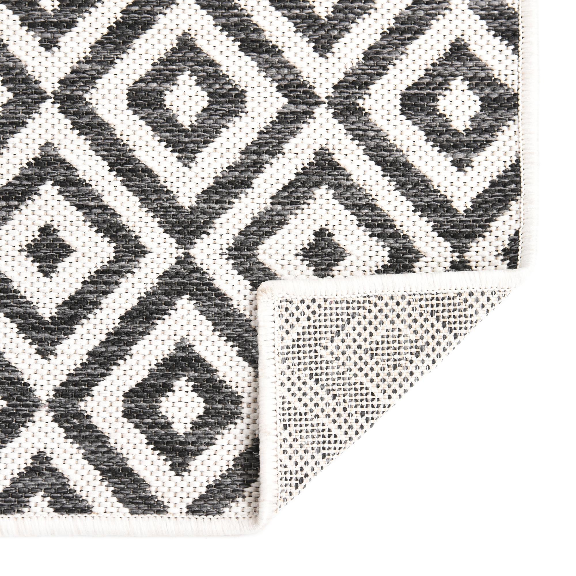 Charcoal Gray 7' 10 x 7' 10 Jill Zarin Costa Rica Indoor / Outdoor ...