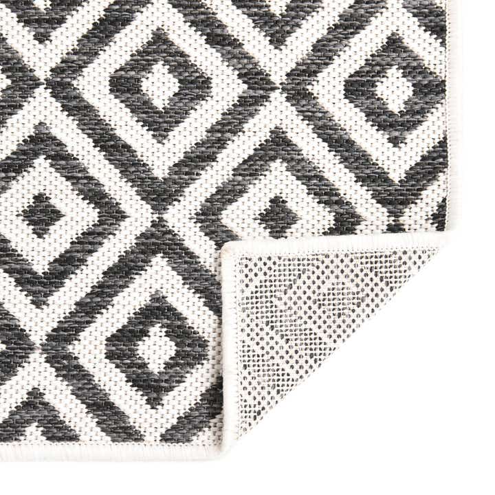 Charcoal Gray 7' 10 x 7' 10 Jill Zarin Costa Rica Indoor / Outdoor ...