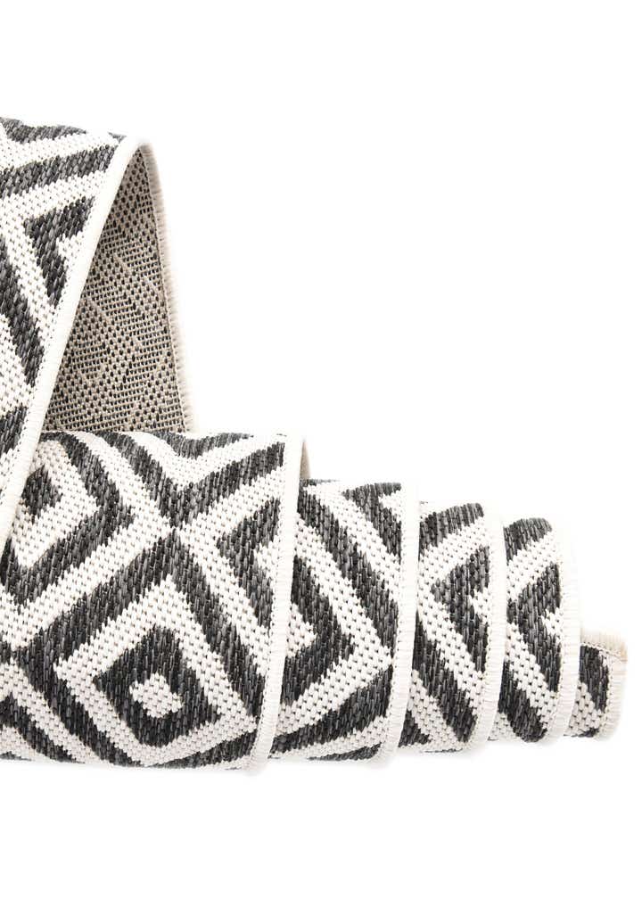 Charcoal Gray 7' 10 x 7' 10 Jill Zarin Costa Rica Indoor / Outdoor ...