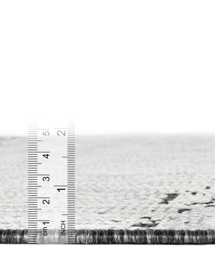 Detail image of  7' 10 x 10'  Washable Modern Indoor / Outdoor Oval Rug