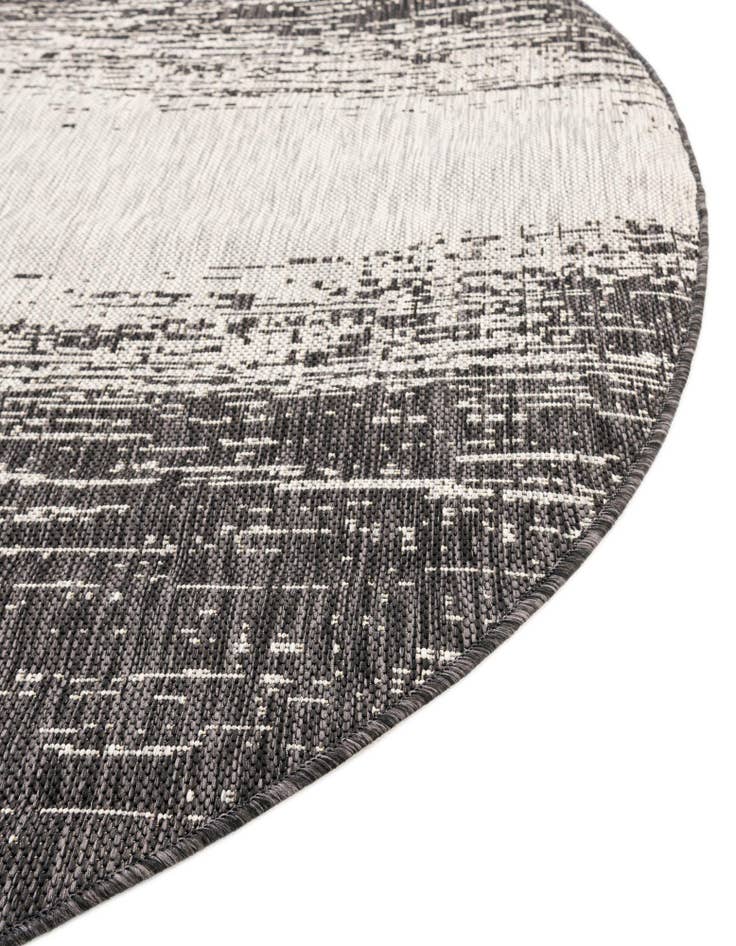 Detail image of  7' 10 x 10'  Washable Modern Indoor / Outdoor Oval Rug