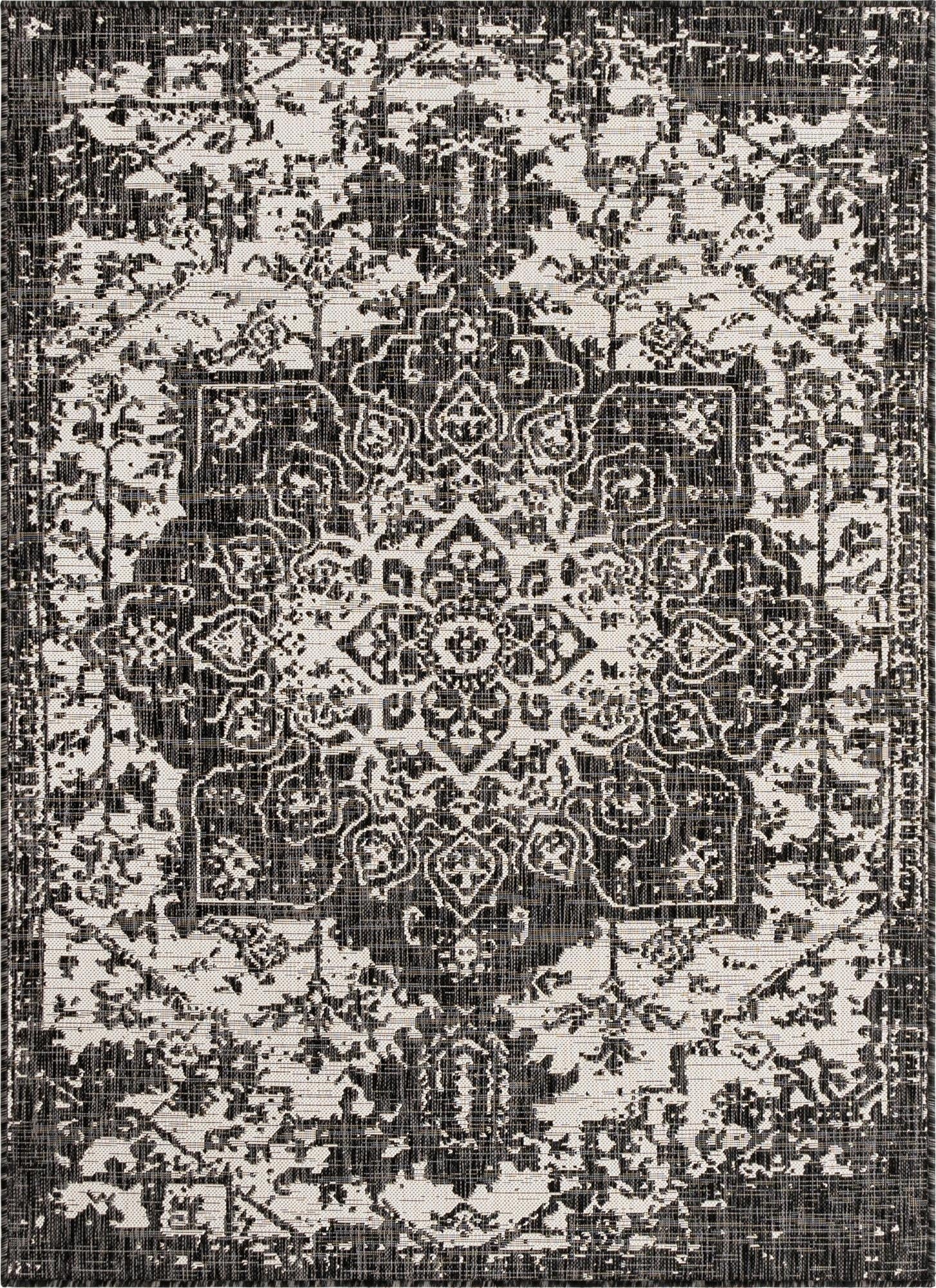  5' 3 x 8'  Washable Jill Zarin Dubai Indoor / Outdoor Rug