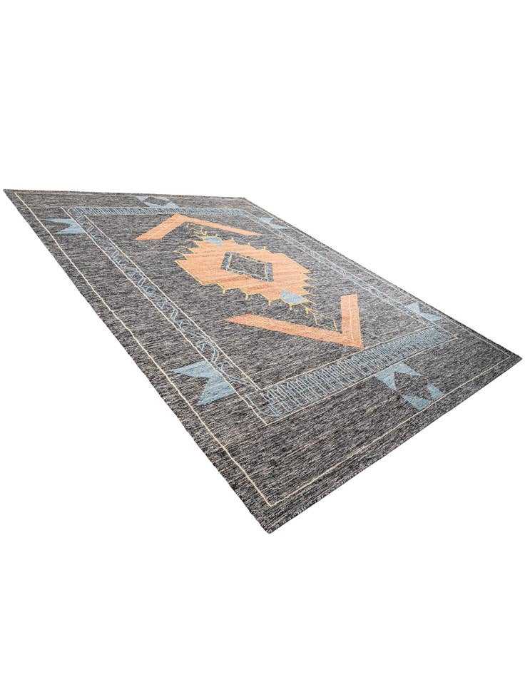 Detail image of  10' x 14' 1  Hand Woven Kilim Wool Rug