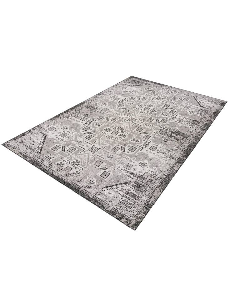 Detail image of  10' x 14'  Washable Aztec Indoor / Outdoor Rug