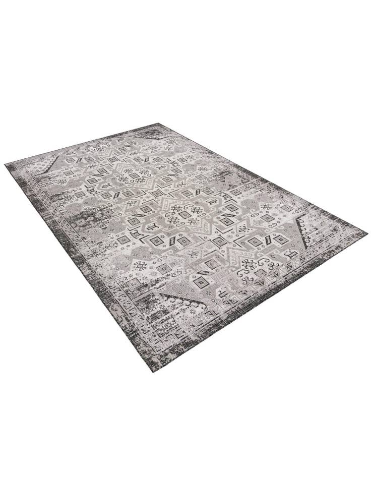 Detail image of  10' x 14'  Washable Aztec Indoor / Outdoor Rug