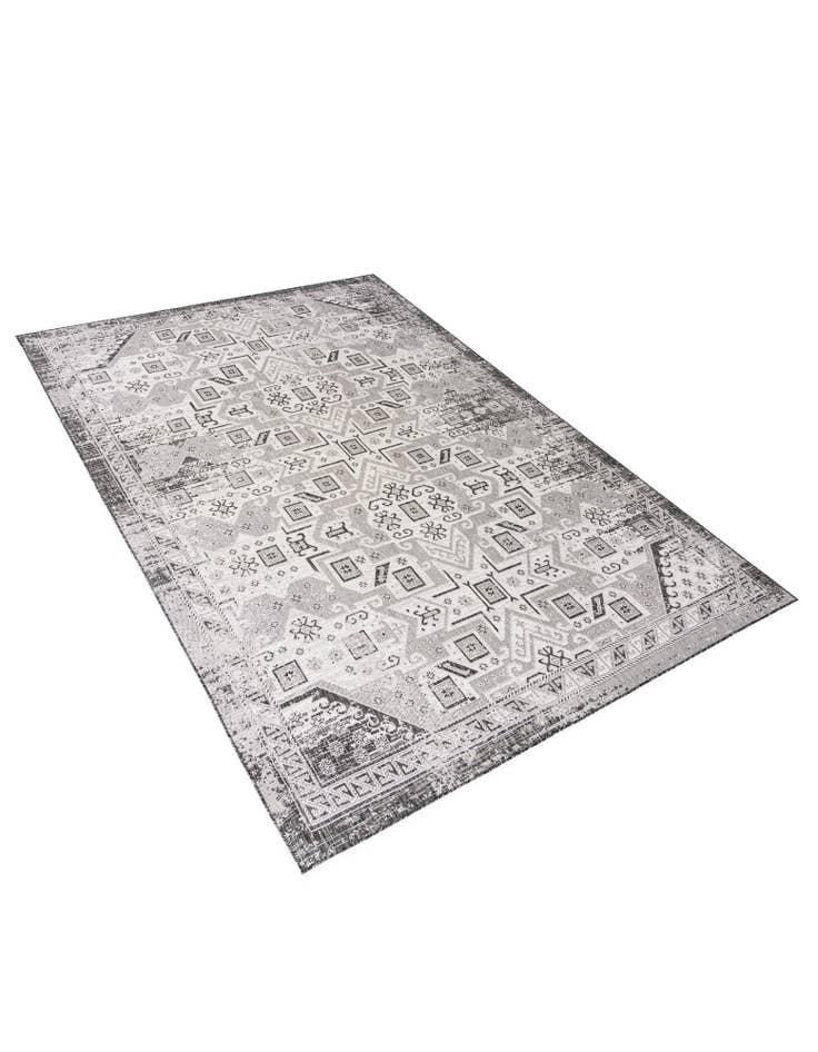 Detail image of  10' x 13'  Washable Aztec Indoor / Outdoor Rug