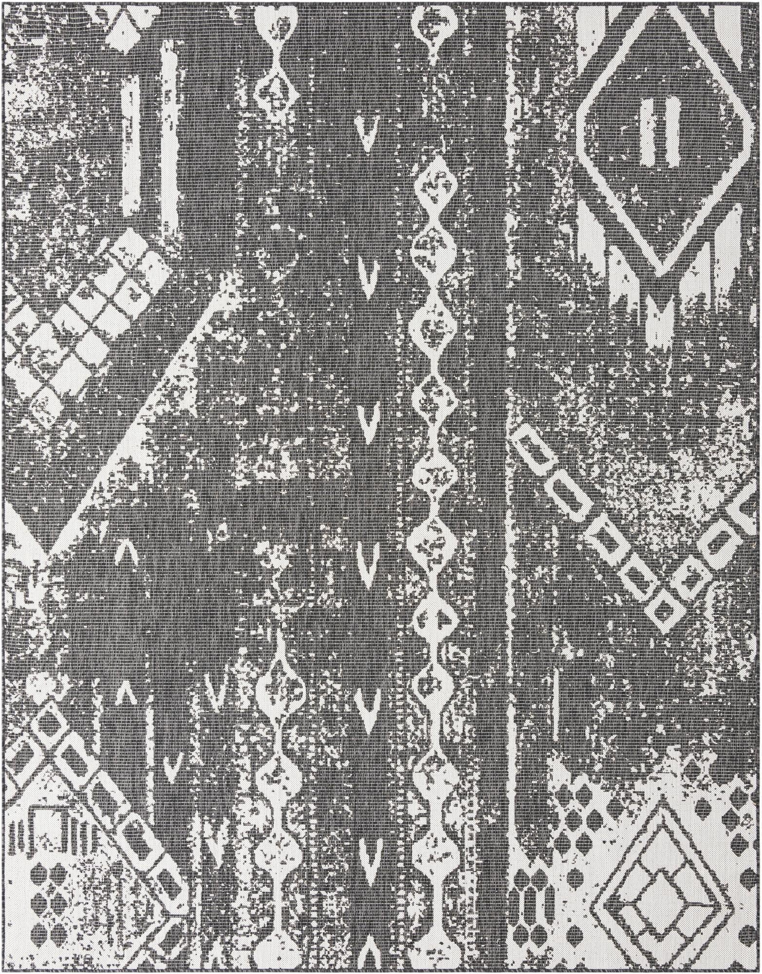  7' 10 x 10'  Washable Bohemian Indoor / Outdoor Rug