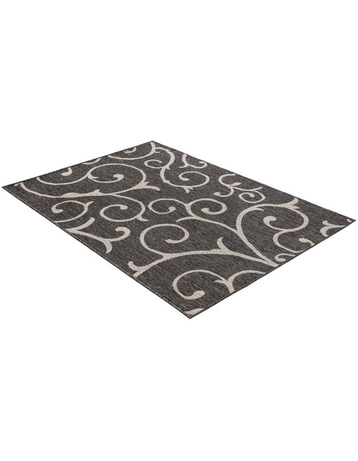 Detail image of  4' x 6'  Washable Botanical Indoor / Outdoor Rug