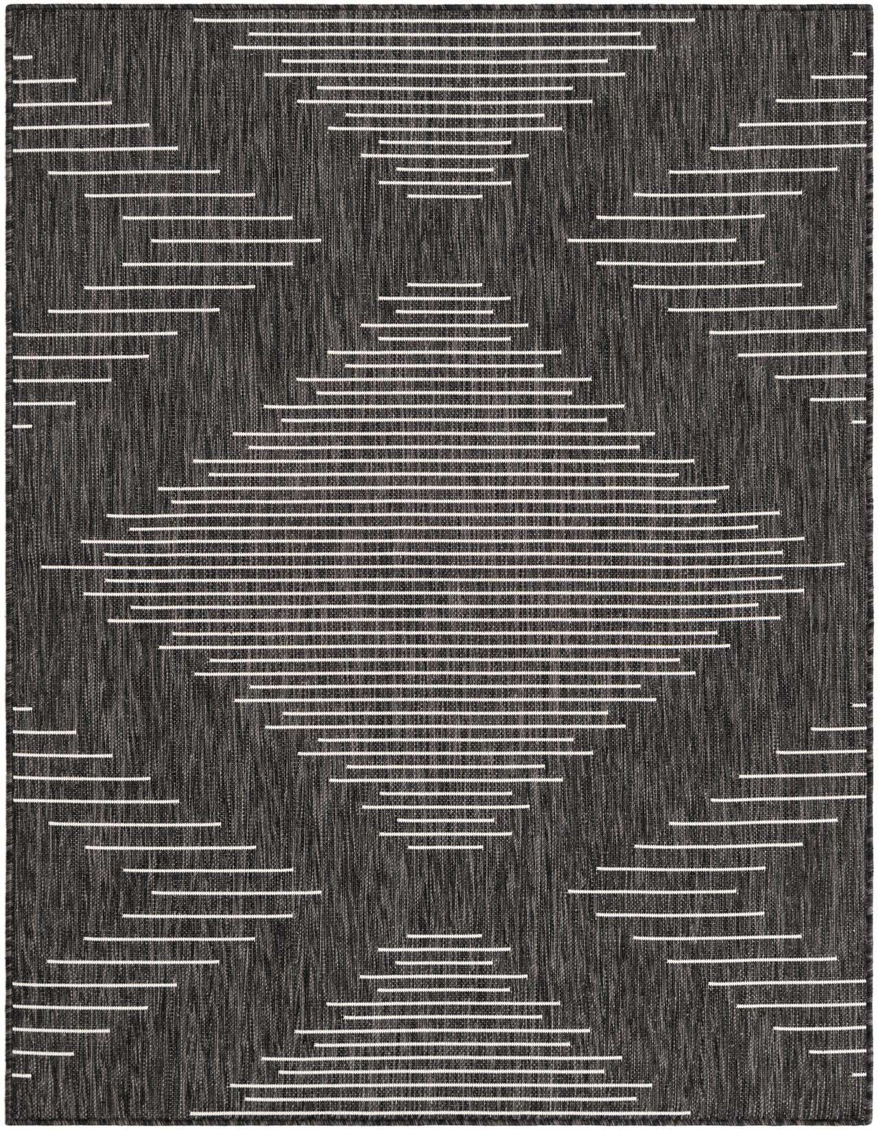 Primary image  4' x 6' 4  Washable Modern Indoor / Outdoor Rug