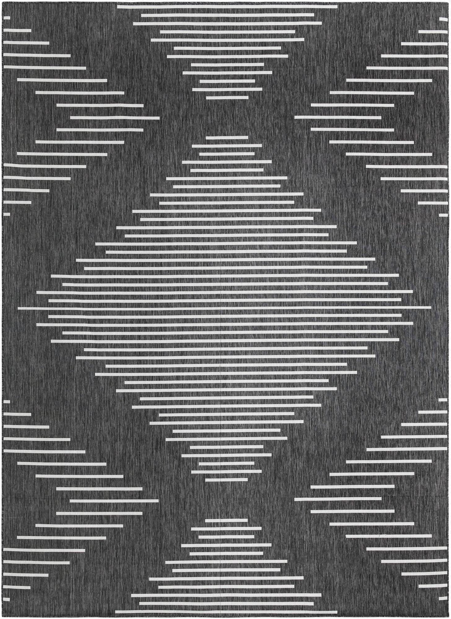  10' x 13'  Washable Modern Indoor / Outdoor Rug