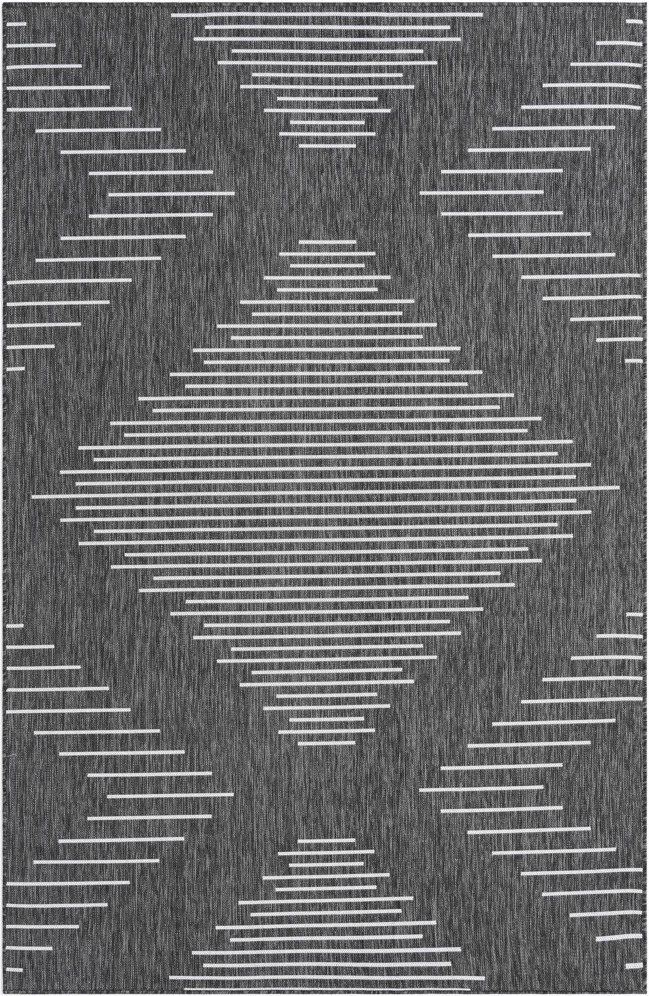  6' x 9'  Washable Modern Indoor / Outdoor Rug