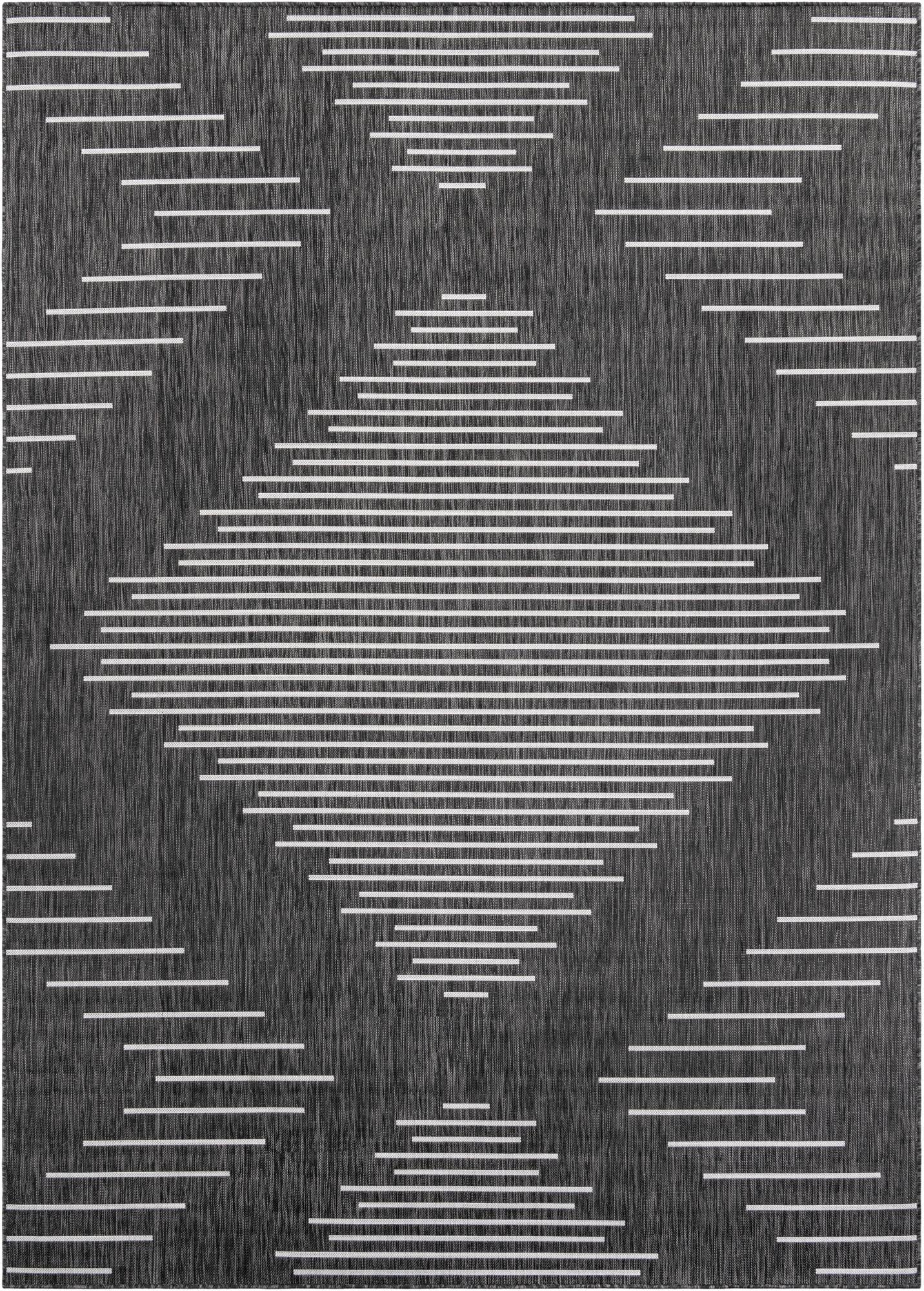  7' 10 x 11'  Washable Modern Indoor / Outdoor Rug