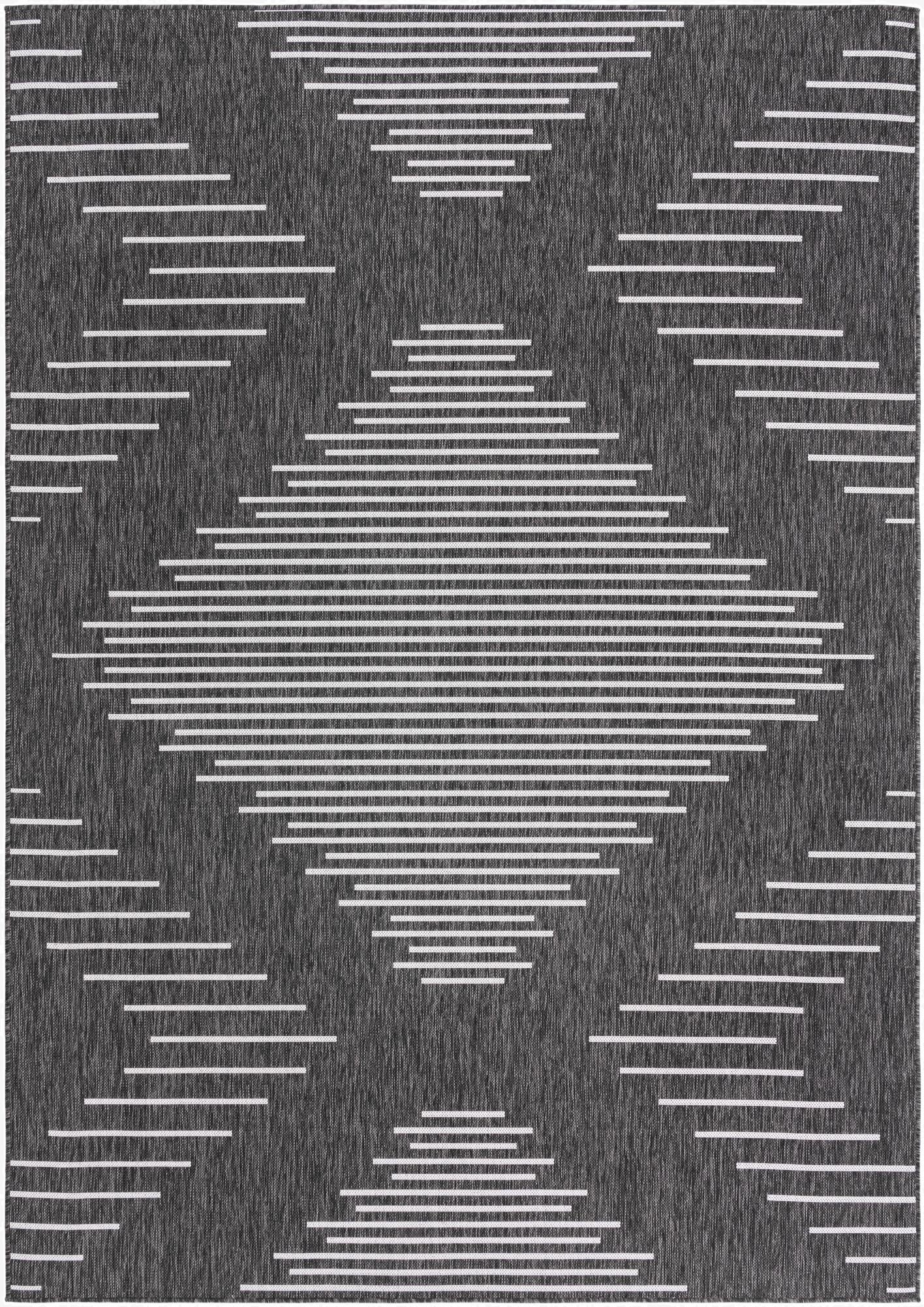  7' x 10'  Washable Modern Indoor / Outdoor Rug