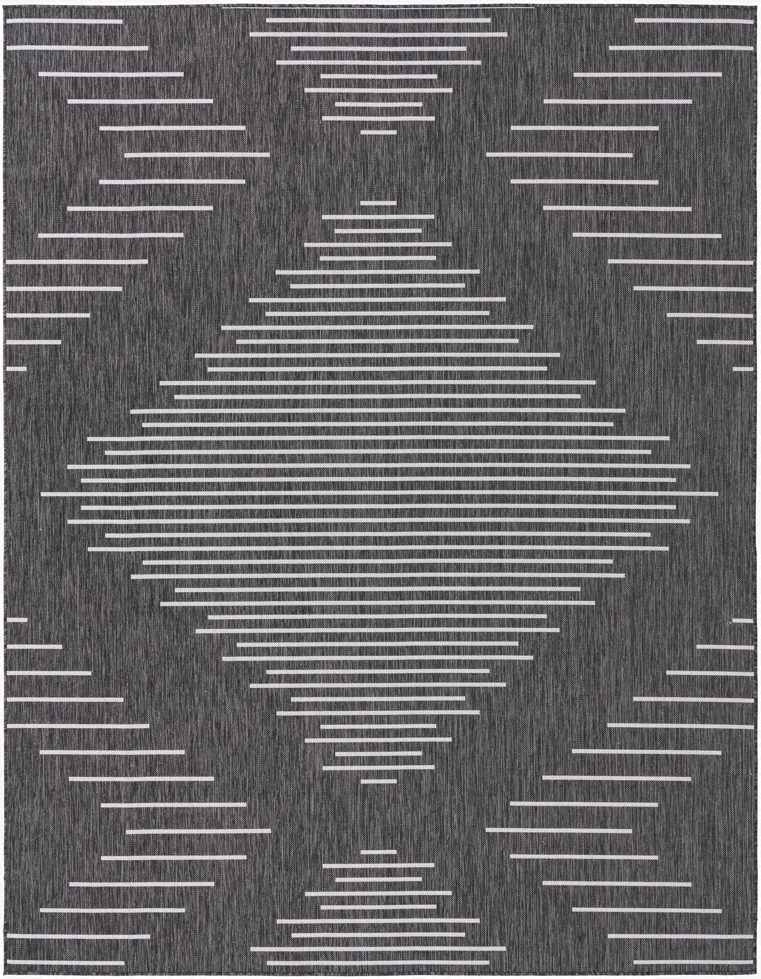  7' 10 x 10'  Washable Modern Indoor / Outdoor Rug