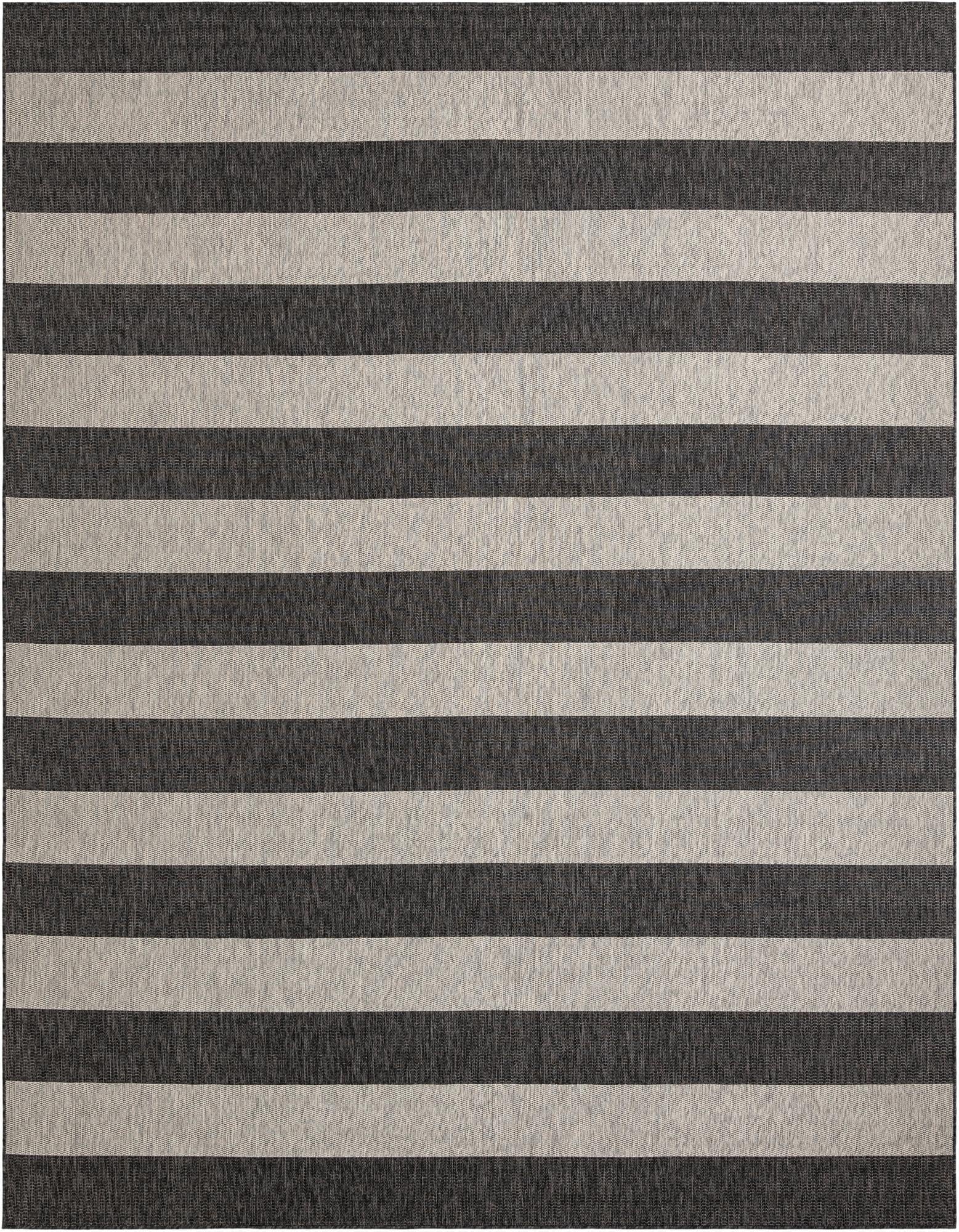  10' x 13'  Washable Ribbon Indoor / Outdoor Rug