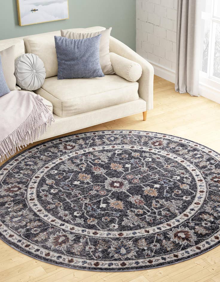 Detail image of  3' 3 x 3' 3 Eco Traditional Round Rug