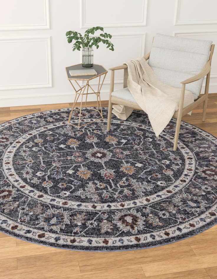 Detail image of  3' 3 x 3' 3 Eco Traditional Round Rug